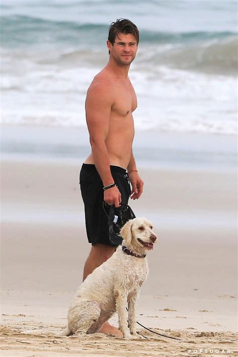 Chris Hemsworth Shirtless Pictures Popsugar Celebrity Uk
