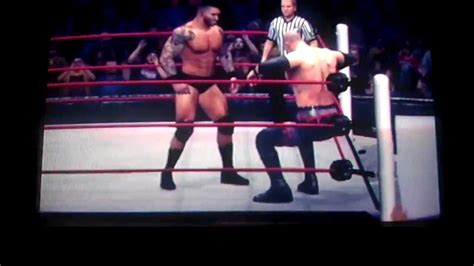 Randy Orton Vs Kane Falls Count Anywhere Youtube