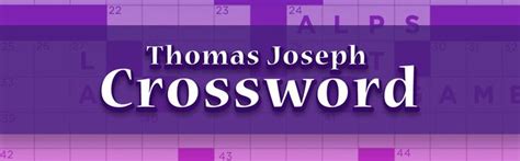 Thomas Joseph Crossword Puzzle Play Online For Free Free Printable