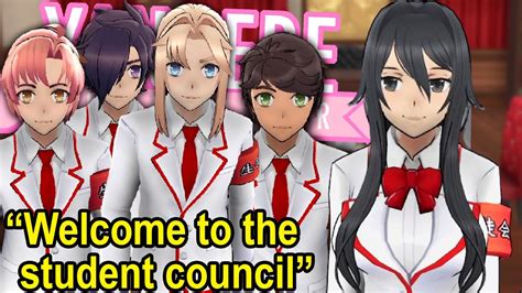 We Joined The Student Council Yandere Simulator Amazing Mod Youtube