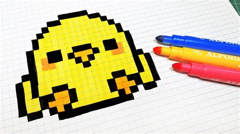 Handmade Pixel Art How To Draw A Kawaii Chick Pixelart