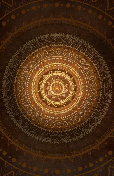 Mandala On Behance Mandala Wallpaper Mandala Wallpaper Pattern