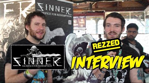 Egx Rezzed 2018 Sinner Sacrifice For Redemption Interview Youtube