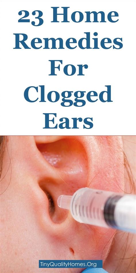 How To Get Rid Of Clogged Ears Ear Congestion 23 Home Remedies