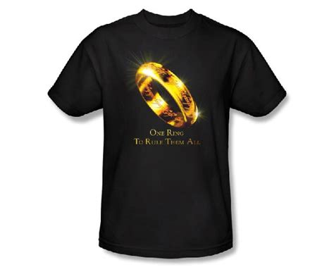The Lord Of The Rings One Ring To Rule Them All Image T Shirt Starbase Atlanta