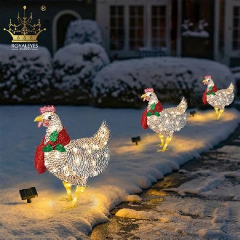 Courtyard Christmas Led Night Lights Solar Light Outside Garden