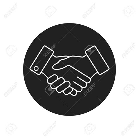 Handshake Icon Vector 215280 Free Icons Library