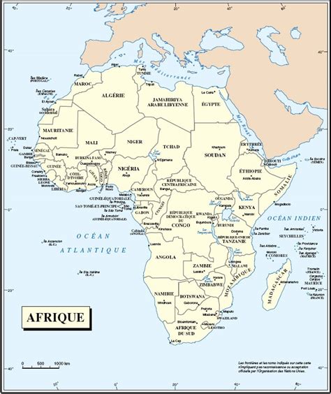 Carte Afrique Avec Capitale Carte De La Norvege