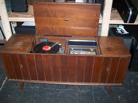 Old School Record Player Antique Electronics Van Sickle