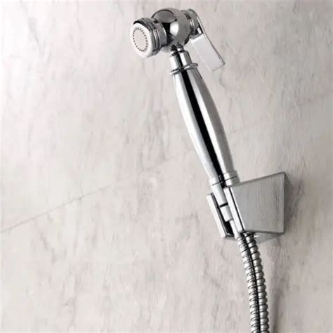 Brass Toilet Hand Held Bidet Sprayer Shower Kit With 1 2m Hose And Bracket Holder In Bidets From