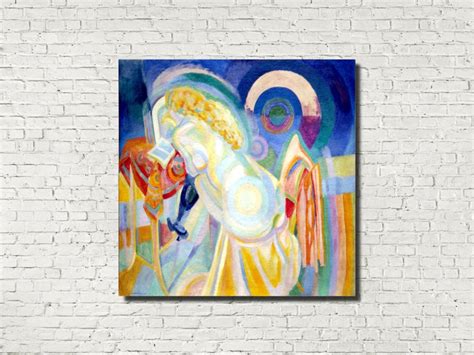 Robert Delaunay Fine Art Print Orphism Nude Abstract Nu Etsy
