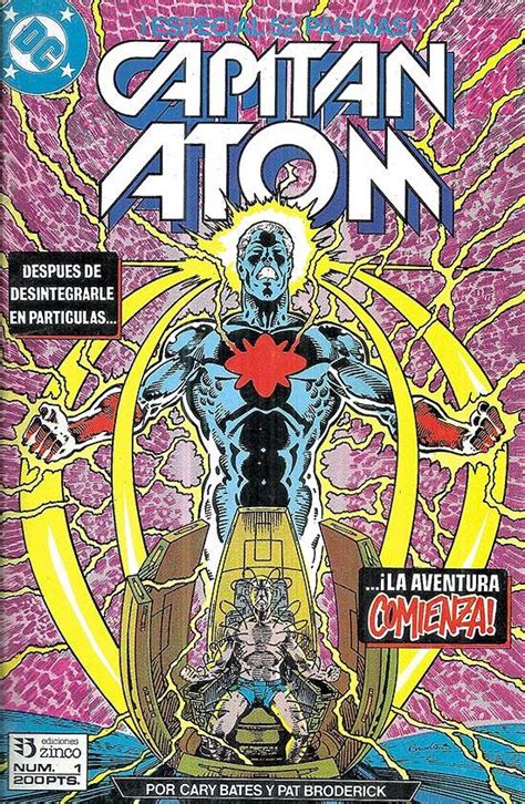 Captain Atom N° 1ediciones Zinco Sa Guia Dos Quadrinhos