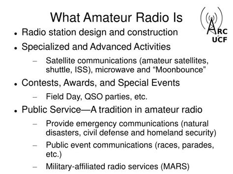 Ppt What Amateur Radio Is Powerpoint Presentation Free Download Id 4625108