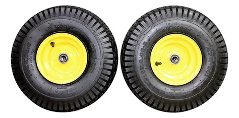 buy antego tire and wheel set of 2 15x6 00 6 tires and wheels assembly for lawn and garden mowers 4