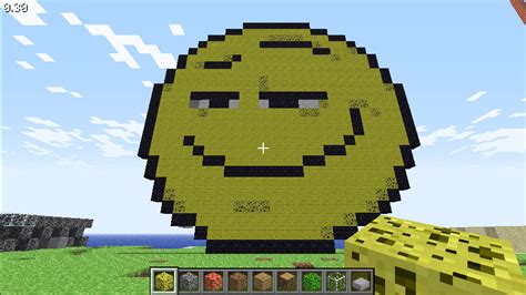 Minecraft Smiley Face Pixel Art Minecraft Pixel Art Know Your Meme