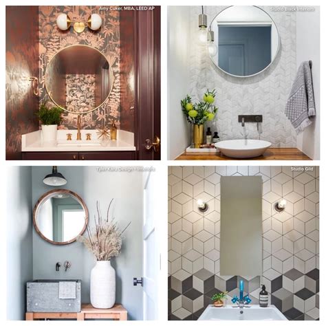 Houzz Feature 20 Jewel Box Powder Rooms That Shine
