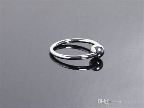32mm Stainless Steel Penis Ring Beads Metal Cock Ring Male Delay