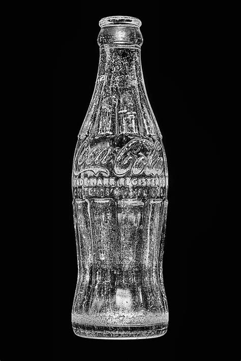 The Vintage Coke Bottle Black And White Photograph By Jc Findley Fine
