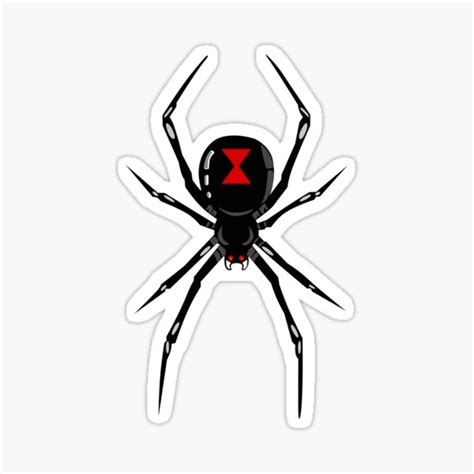 Black Widow Spider Vinyl Sticker Decal Car Laptop Window We Ship