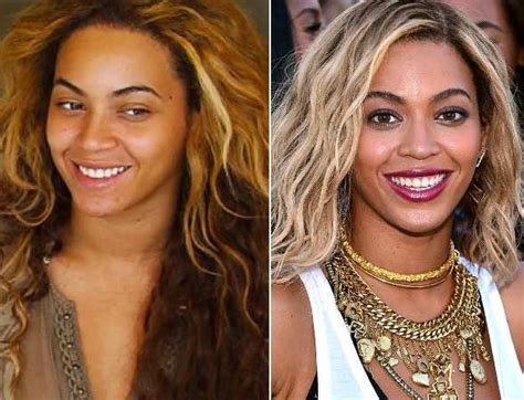Beyoncé Avec Et Sans Maquillage Stars Et Beautéover