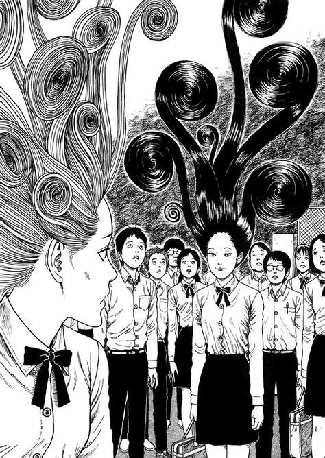 Junji Ito Uzumaki Spiral Con Imágenes Arte Horror Dibujos