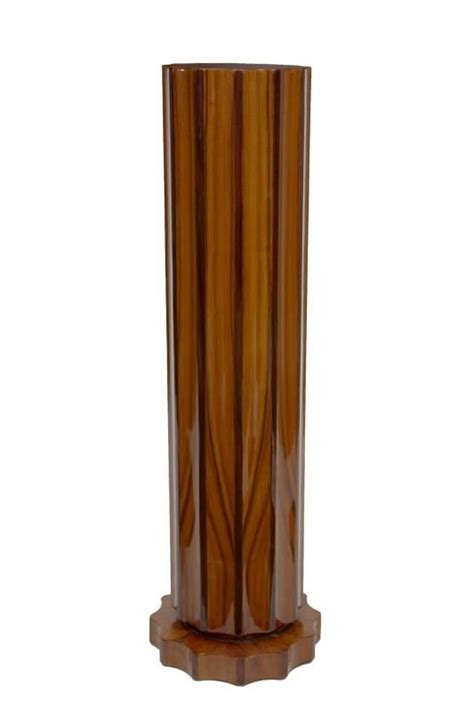 Pair Art Deco Pedestal Column Stands Tables Art Deco Furniture Art