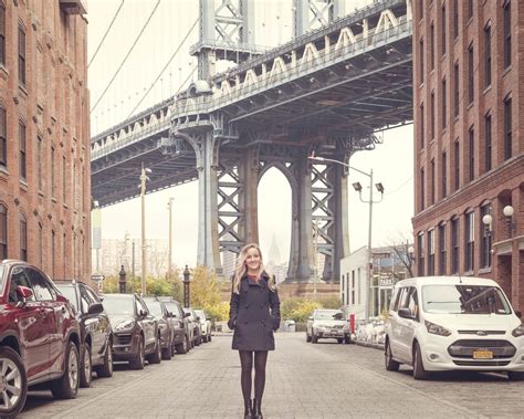 Washington Street In Dumbo Brooklyn Is One Of The Most Famous Views Of