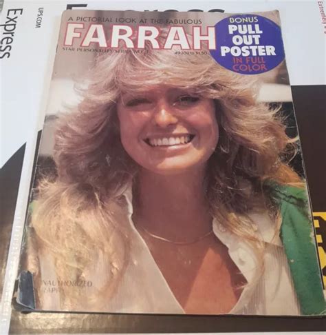 Farrah Fawcett Magazine 1977 Star Personality 3 Bonus Pull Out Poster
