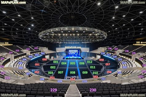 Best Seats Concert Stage View Virtual Inside Tour With Sections And