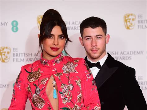 in pictures priyanka chopra jonas and nick jonas loved up at the baftas shropshire star