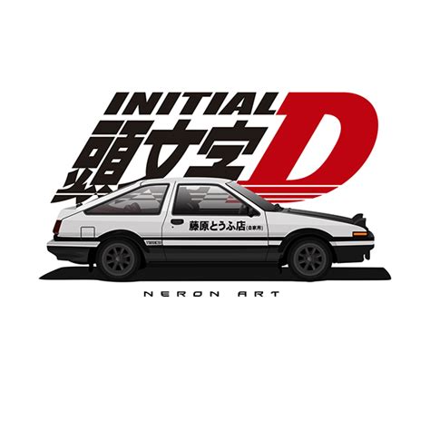 Initial D Ae86 On Behance