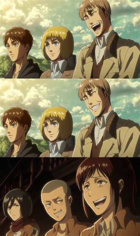 See more ideas about attack on titan, titans, attack. Wtf Jean 😂 😂 + Sasha and Connie's expressions Snk episode ...