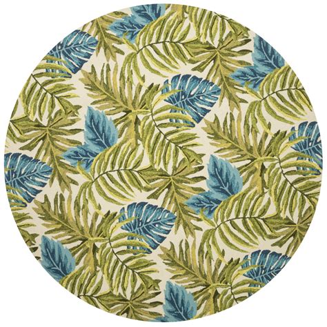 Round Outdoor Tropical Rugs Bryont Rugs And Livings