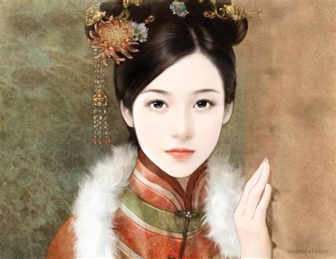Traditional Chinese Painting Woman