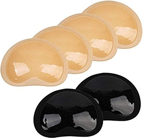 Silicone Self Adhesive Bra Pads Breathable Removable Push Up Sticky Bra Amazon Ca Luggage And Bags
