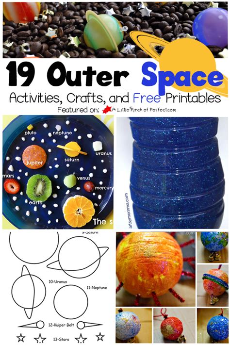 19 Exploring Outer Space Activities Crafts And Printables For Kids