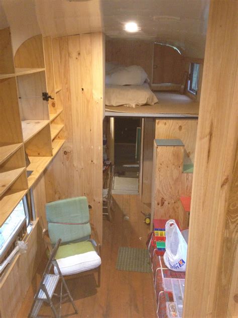 View From 2nd Loft Above Drivers Seat Tiny House On Wheels Sleeping