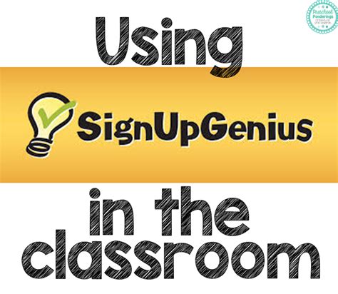 Preschool Ponderings Using Sign Up Genius For Your Class Party