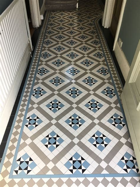 Black Floor Tiles Hallway Victorian Floor Tiles Little Tile Company