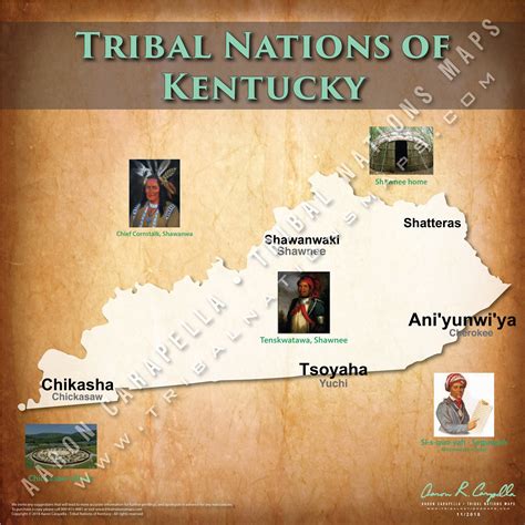 Tribal Nations Of Kentucky Map In 2021 Kentucky Native American