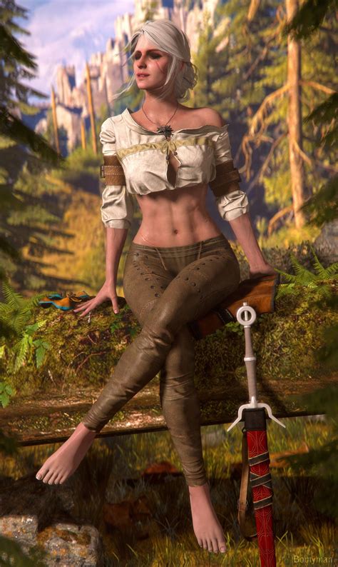 Ciri Credit To Bomyman Witcher The Witcher Game The Witcher Wild