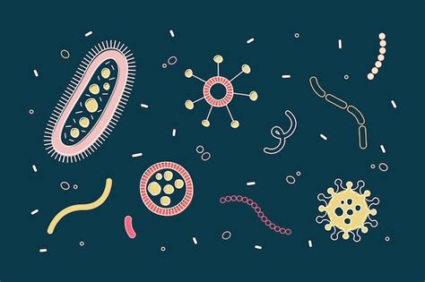 Bacteria Cartoon Microorganism Clip Art Cute Germ Free Clip Art