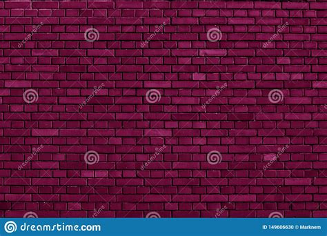 Загрузите стоковую фотографию «long panorama of purple or lilac brick wall with vignette. Tyrian Purple Brick Wall Background Stock Photo - Image of ...