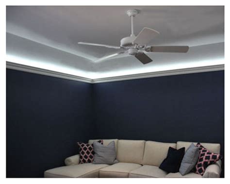 Low coil power consumption, low price. What wattage LED strips for indirect crown molding lighting