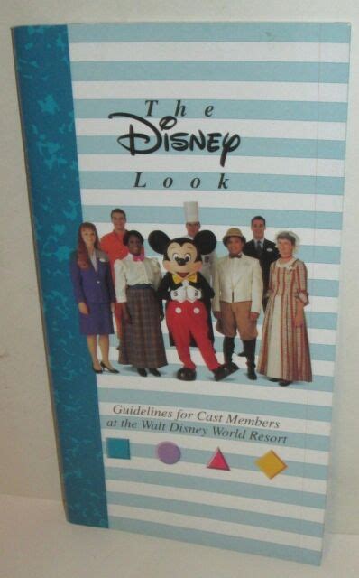The Disney Look Guidelines For Disney World Cast Members Book 1992