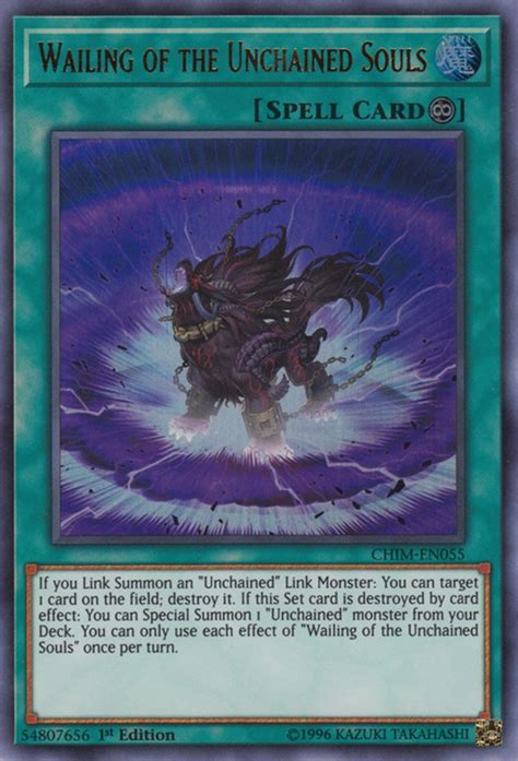 CHIM EN055 Wailing Of The Unchained Souls Yu Gi Oh