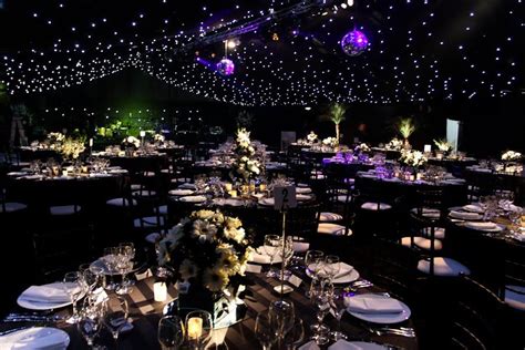 Twinkle Lights Transform A Ballroom And Create A Night Under The Stars