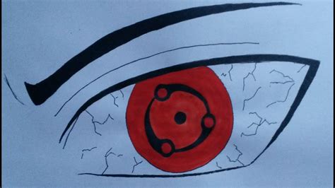 How To Draw Eyes Sharingan Madara Mangekyou Sharingan Youtube