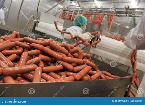 Production Of Sausages And Sausages At The Food Factory Pitproduct