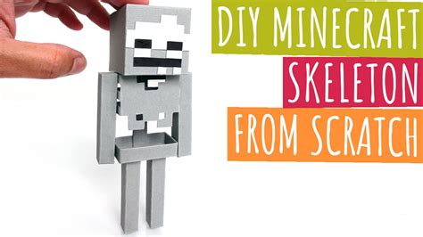 Diy Minecraft Skeleton From Scratch Minecraft Papercraft Skeleton